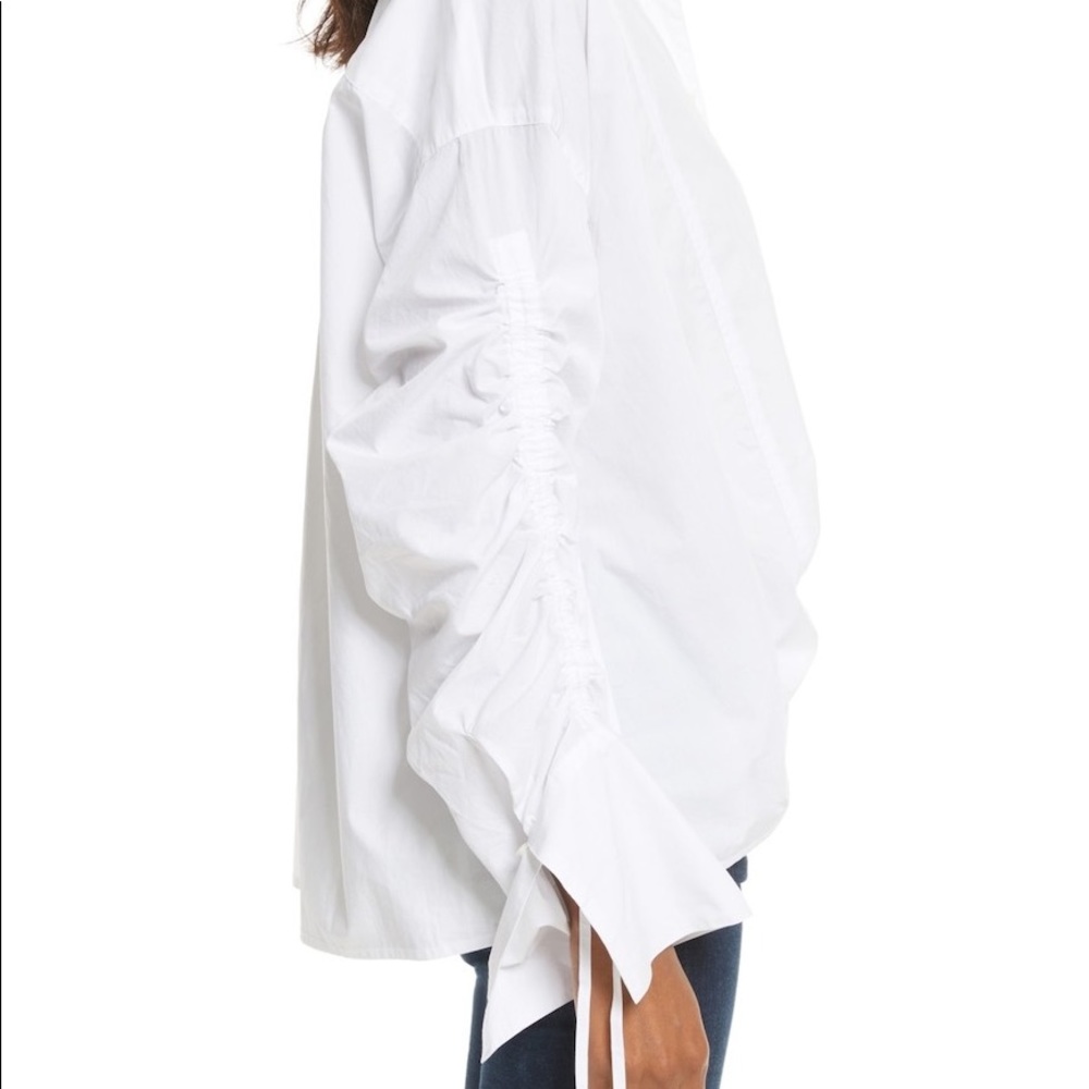 NWT Free People Button Down Blouse - Picture 5 of 6
